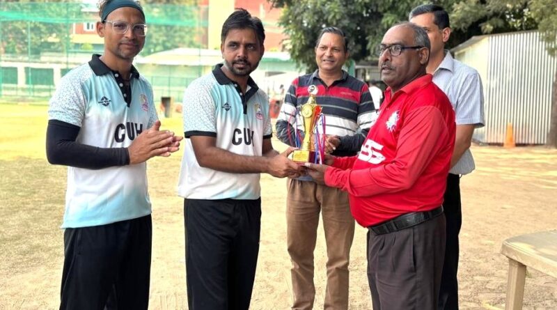 Haryana Central University defeated Rashtrasant Tukdoji Maharaj Nagpur University by six wickets