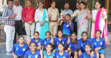 Nagpur University Inter College Women's Volleyball Tournament concluded