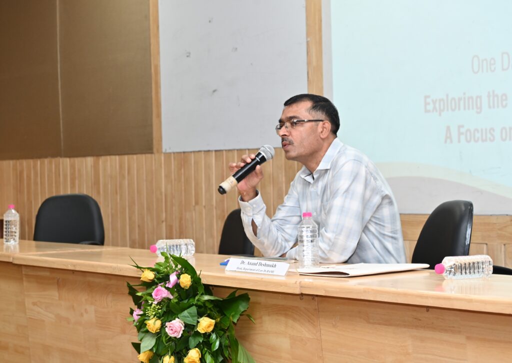 One Day Seminar on Law successfully concluded at MGM University