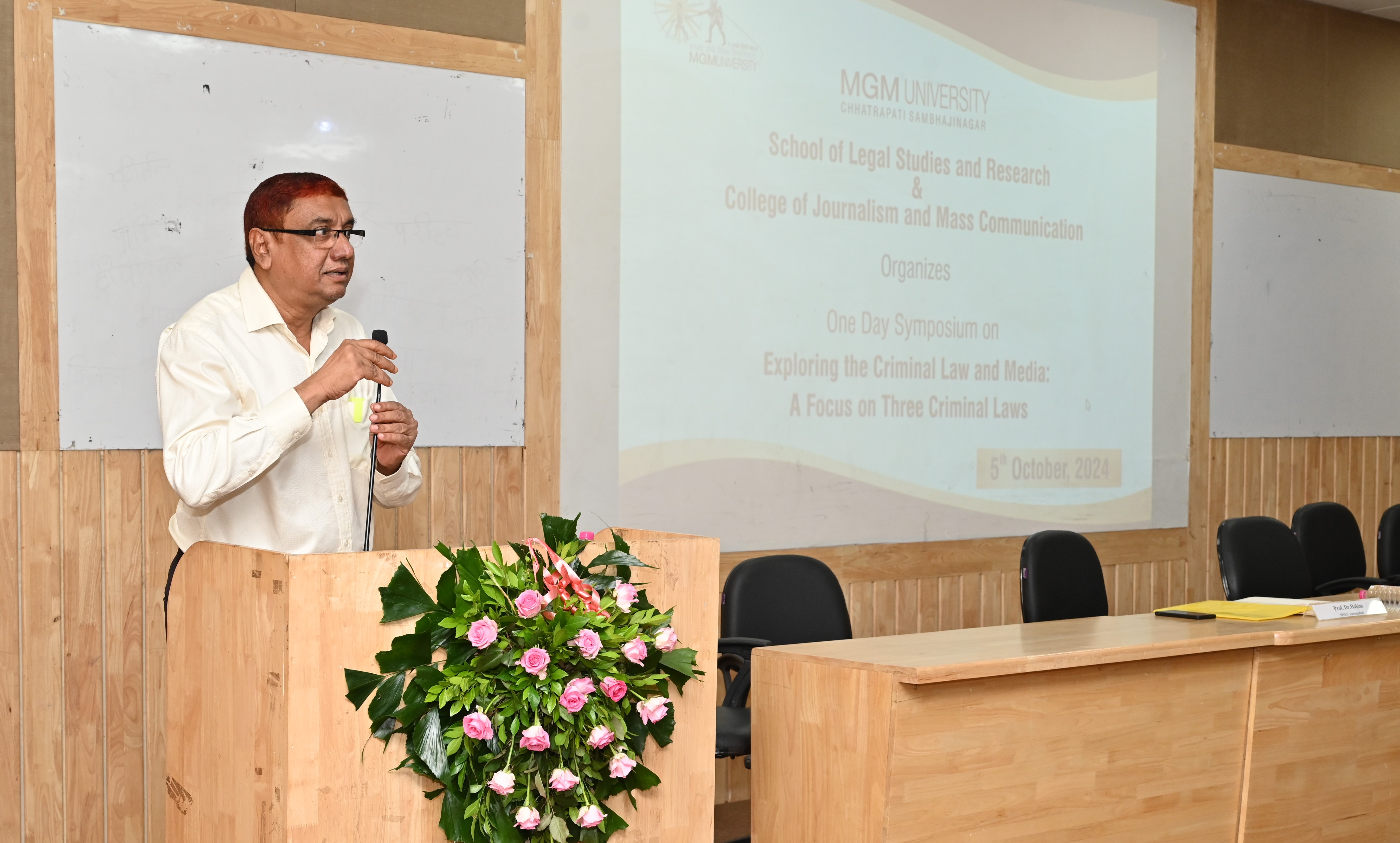 One Day Seminar on Law successfully concluded at MGM University