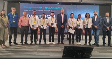 Raisoni College Students Win Three Prizes of Rs 2 Lakhs in Barclays-Capgemini Ideathon