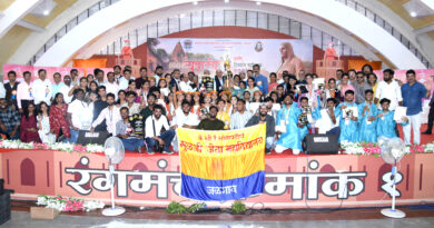 The Yuvarang Youth Festival organized by North Maharashtra University concluded with great fanfare a