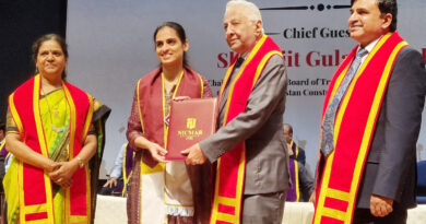 The first convocation ceremony of Nicmar University concluded with great enthusiasm