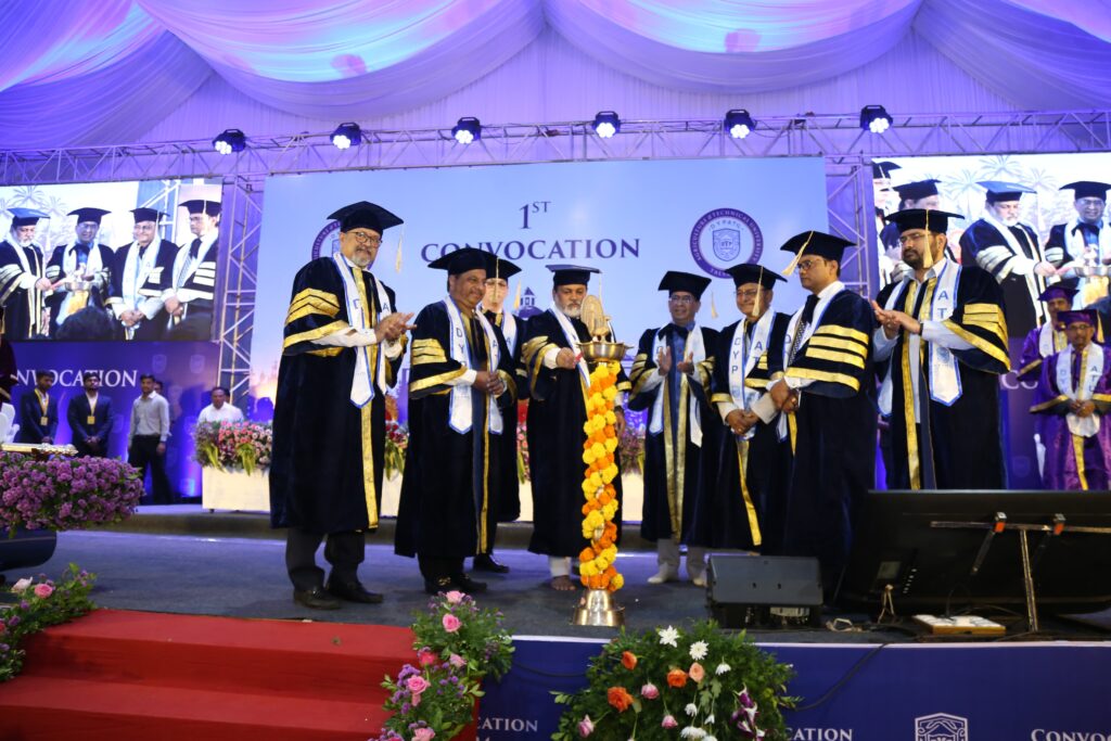 The first convocation of DY Patil University of Agriculture and Technology concluded with enthusiasm