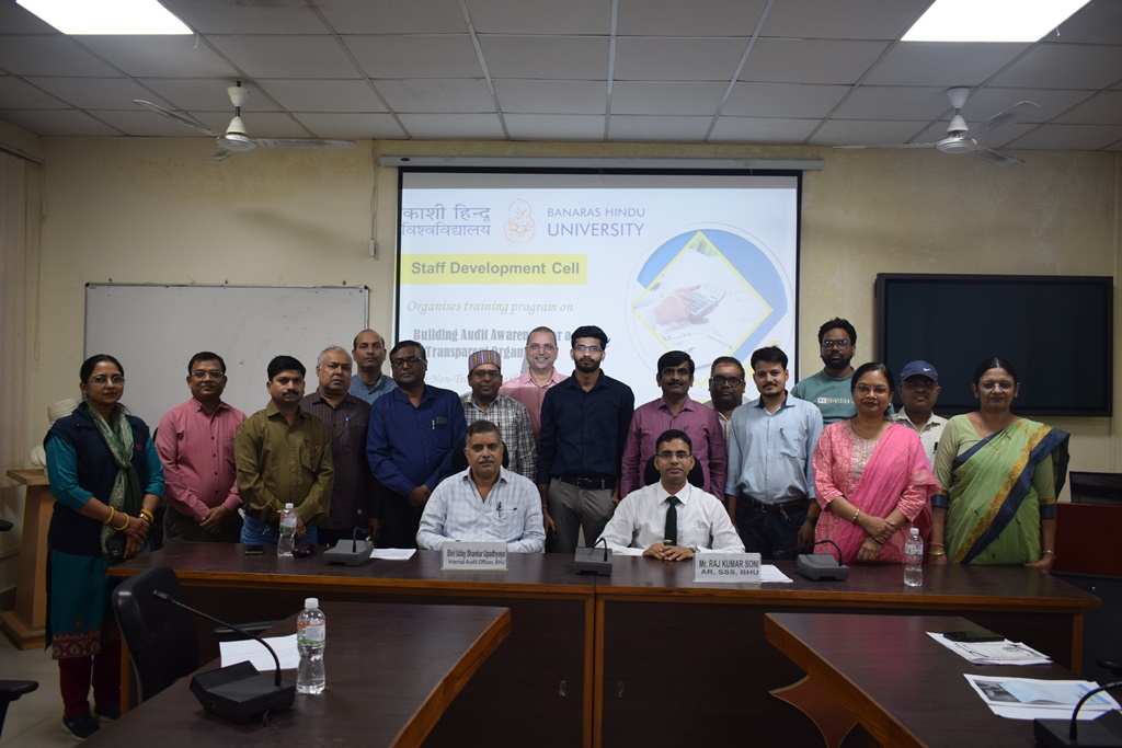 Empowering Transparency: Banaras Hindu University Hosts Specialized Training on Audit Awareness