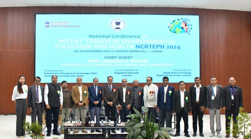 National Conference on recent trends in environmental pollution & health underway at Nagaland University