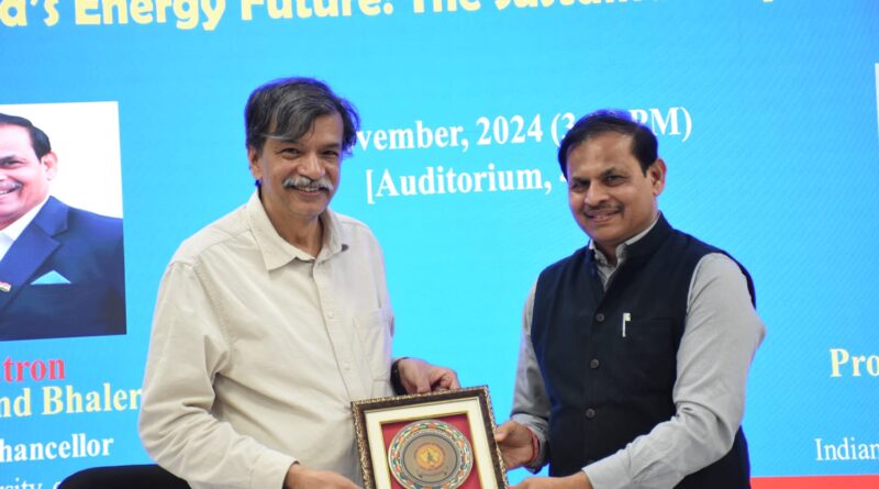 Central Rajasthan University organizes special lectures on the topic India's Urge Future Eternal Development Challenges