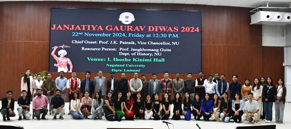 Janjatiya Gaurav Diwas Celebrated at Nagaland University