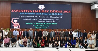 Janjatiya Gaurav Diwas Celebrated at Nagaland University