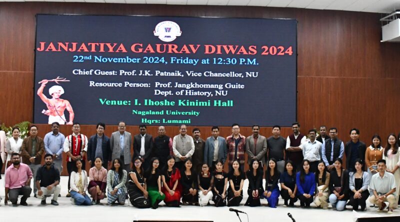 Janjatiya Gaurav Diwas Celebrated at Nagaland University