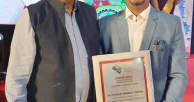 Dr. Diwakar Tripathi of SS Maniar College receives National Educational Leadership Award in the field of Computer Science