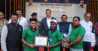 First Award to Gondwana University in 'Awhan 2024' State Level Disaster Management Camp