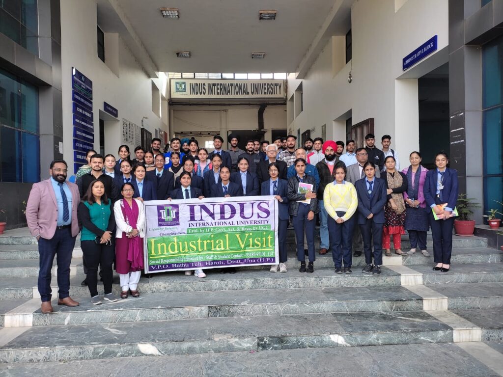 D Pharmacy students of Indus International University Una HP visited Civil Hospital and Community Pharmacy Haroli and Tahliwal