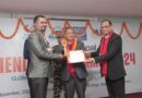 'India-Nepal Shiksha Vibhushan Award-2024' awarded to Dr Diwakar Tripathi of SS Maniyar College