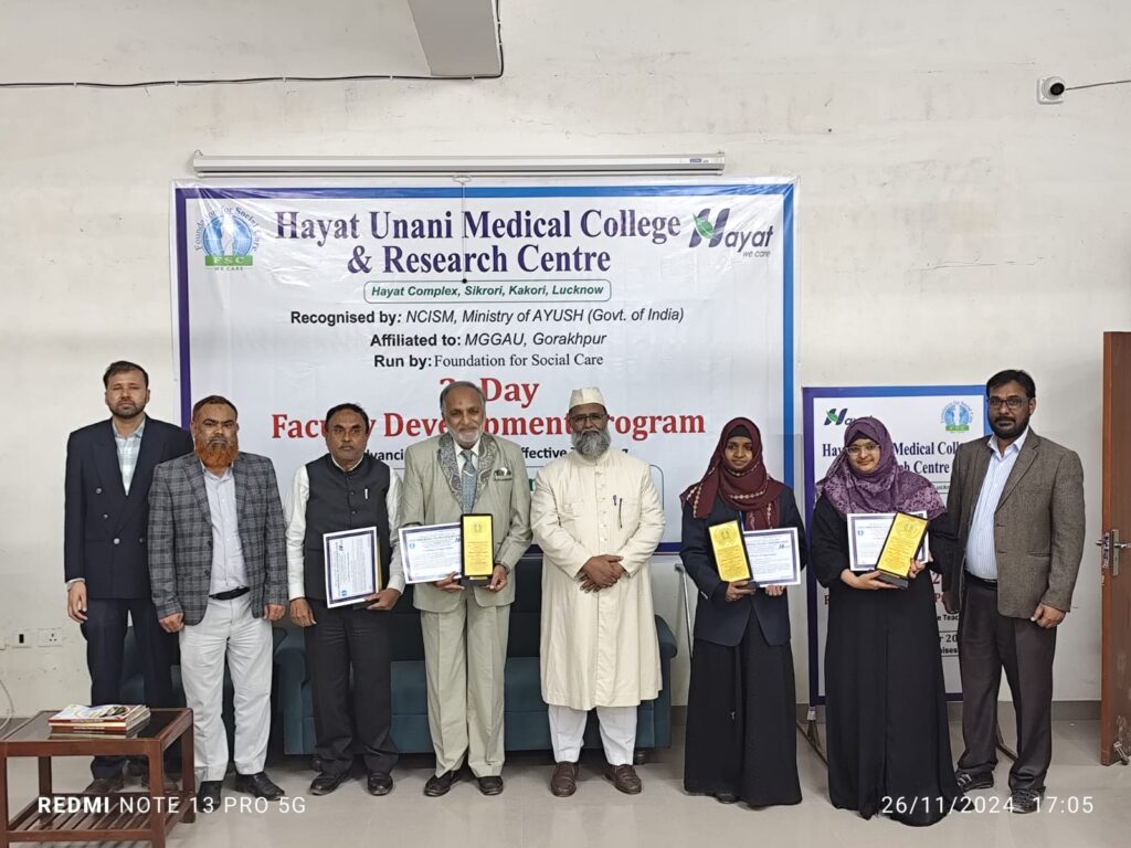 Maulana Azad College Organizes Successful Teacher Training Programme in Collaboration with Hayat Unani Medical College