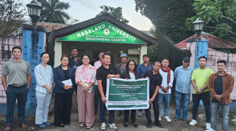 Nagaland University’s School of Agricultural Sciences Hosts Training for Manipur Farmers