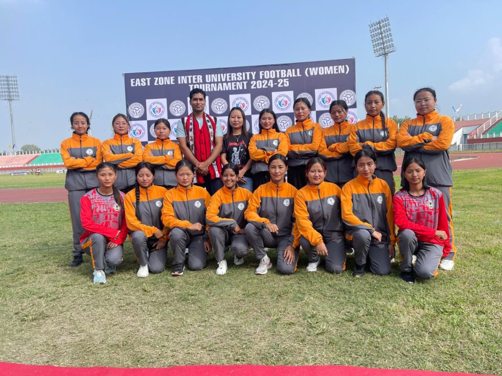 Nagaland University's Women Football Team Debut at East Zone Tournament