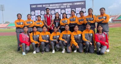 Nagaland University's Women Football Team Debut at East Zone Tournament