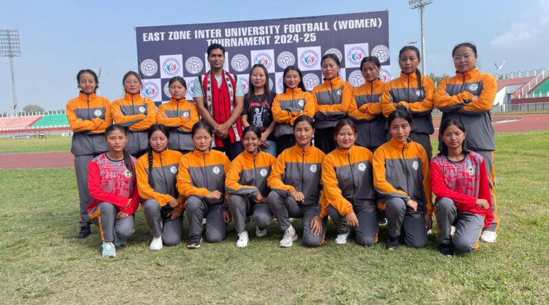 Nagaland University's Women Football Team Debut at East Zone Tournament