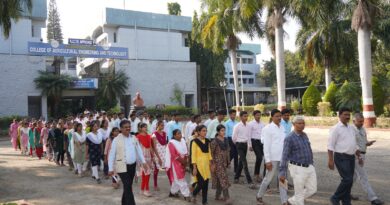 Organized voting awareness rally at Mahatma Phule Agricultural University