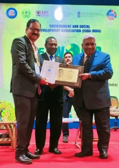 Nagaland University Professor Honoured with Senior Scientist 2024 Award for Excellence in Solid Waste Management