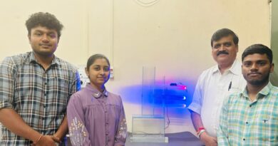 Research by students of Nagpur University to drive mosquitoes away with the yellow light of LED