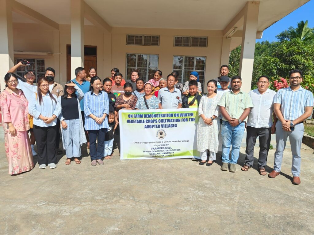 School of Agricultural Sciences conducted On-Farm Demonstration on Winter Vegetable Crops Cultivation