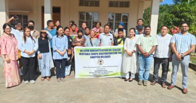 School of Agricultural Sciences conducted On-Farm Demonstration on Winter Vegetable Crops Cultivation