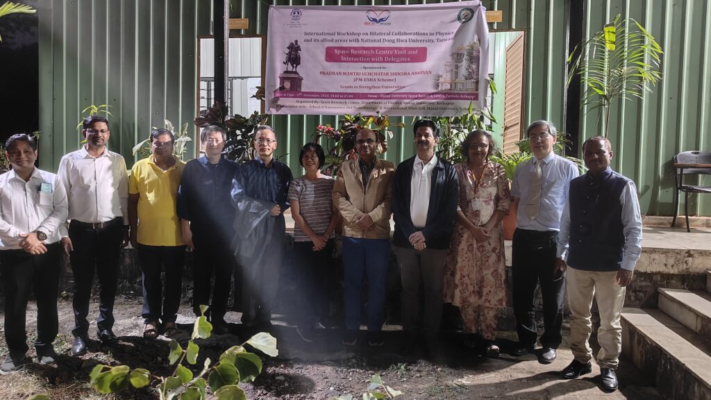 Scientists from Taiwan's NDHU University visit Shivaji University's Panhala Space Research Centre