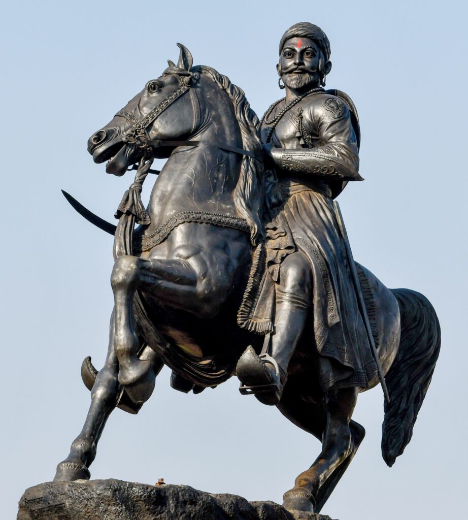 The magnificent equestrian statue of Chhatrapati Shivaji Maharaj at Shivaji University, Kolhapur