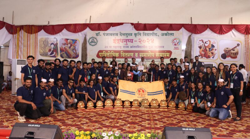 Shivaji University's success in Maharashtra State Inter University Rainbow Youth Festival