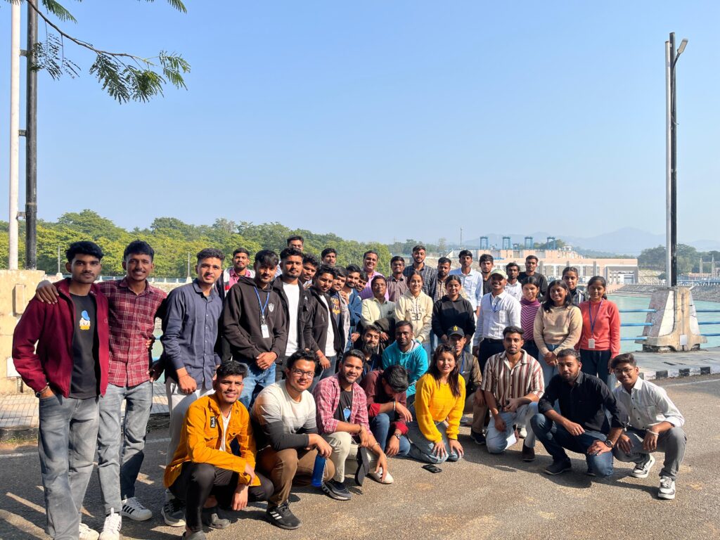 Students of Central University of Haryana visited Chilla Dam