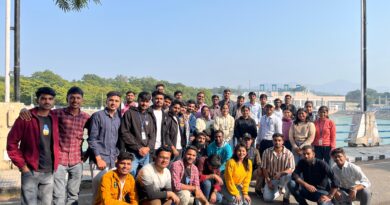 Students of Central University of Haryana visited Chilla Dam