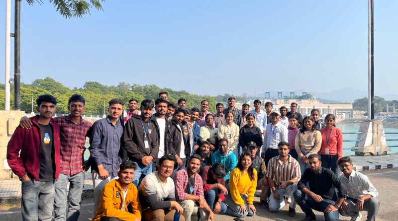 Students of Central University of Haryana visited Chilla Dam