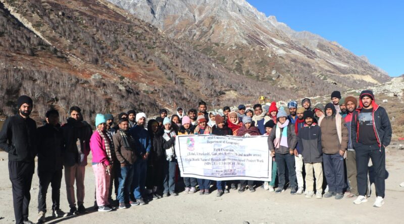 The students of Haryana Central University studied the Himalayan region of Uttarakhand