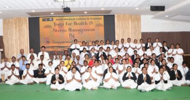 Three-day yoga workshop at MGM Medical College concludes with great enthusiasm