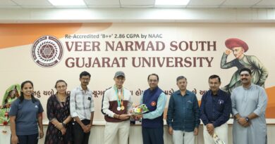 Veer Narmad Dakshin Gujarat University Celebrates Smit Mordia's Victory at World University Shooting Championship-2024