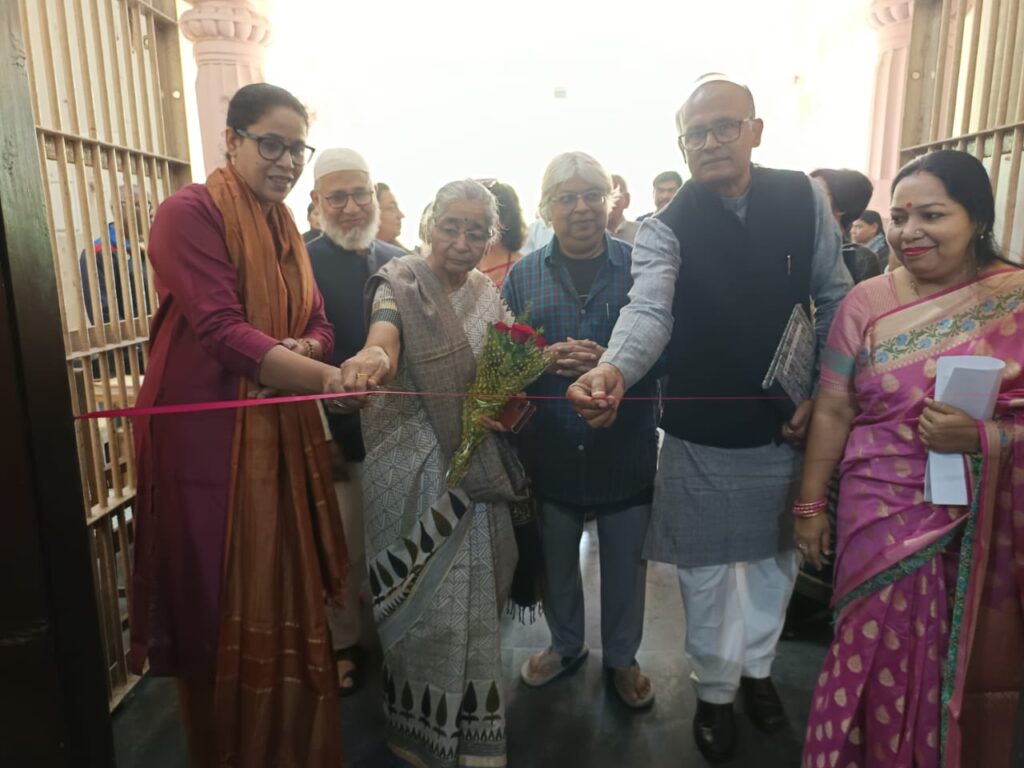 Exhibition on Banaras Brocade Inaugurated at Bharat Kala Bhavan BHU 