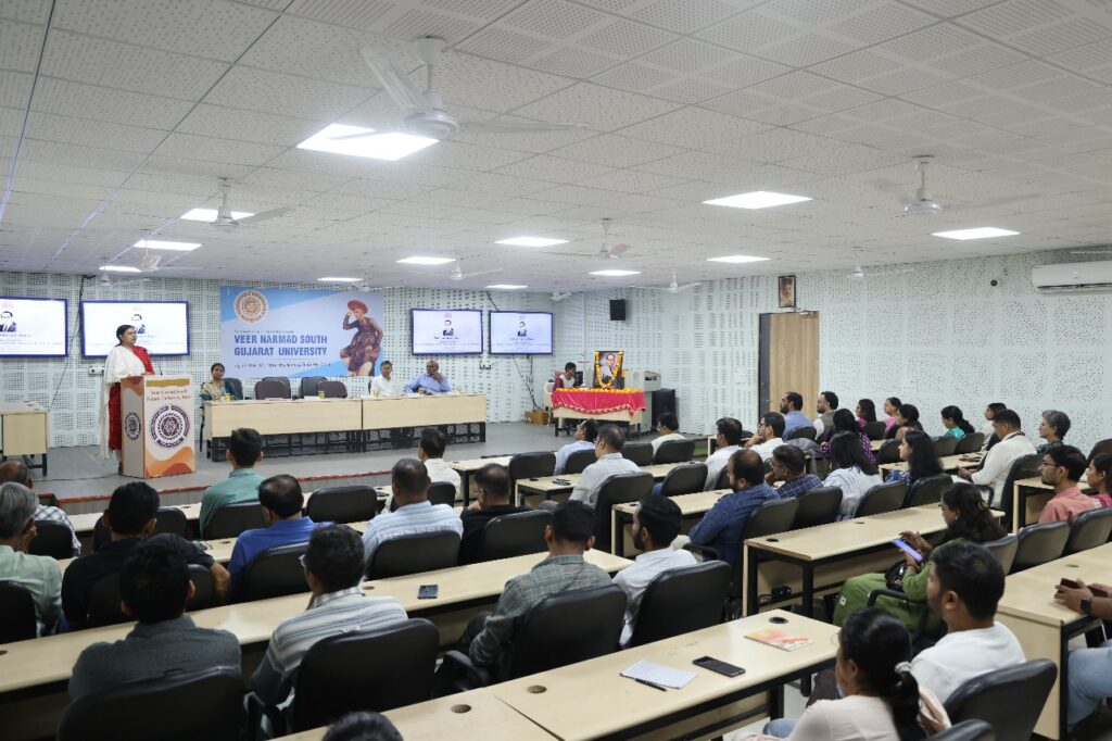 Veer Narmad South Gujarat University Host Program on Dr. Babasaheb Ambedkar's 67th Death Anniversary