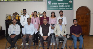 Poet Bahinabai Chaudhary selects 5 students in campus interview of North Maharashtra University