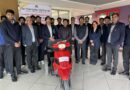 Students of Sri Vishwakarma Kaushal University made an e-vehicle for the disabled from scrap