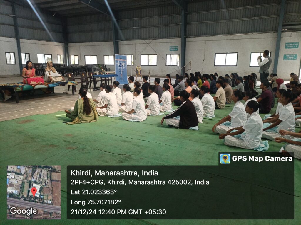 World Meditation Day celebrated with enthusiasm at Godavari Nursing College