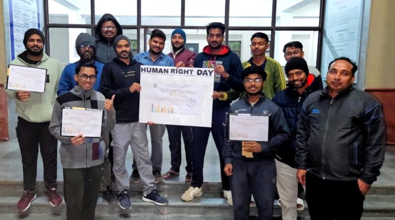 Central University of Haryana Celebrates Human Rights Day