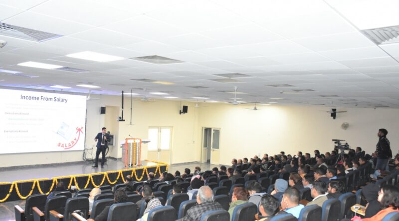 Awareness session on Income Tax conducted at Central University of Rajasthan