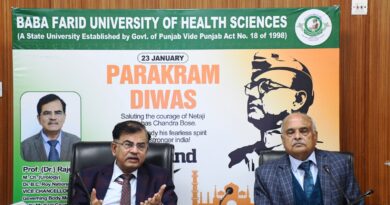 Baba Farid University of Health Sciences commemorated Parakram Diwas