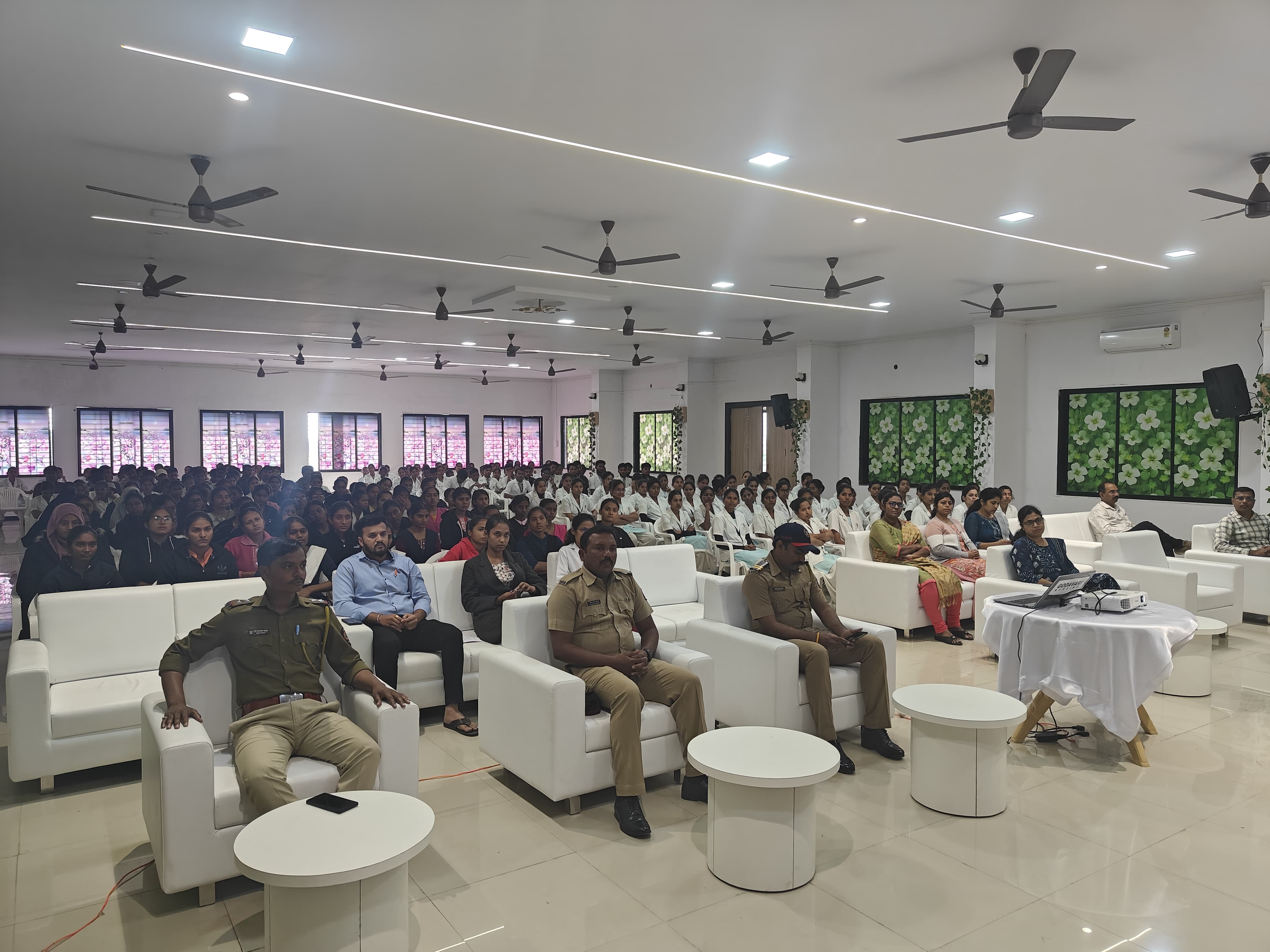 Expert lecture on cyber crime and cyber security held at Godavari Nursing College