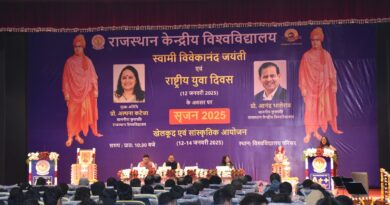 Grand Inauguration of Creation 2025 on Swami Vivekananda Jayanti at Central University of Rajasthan