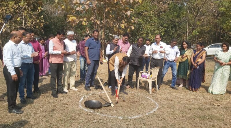 Groundbreaking ceremony of the Museum of the Department of Archaeology, Nagpur University