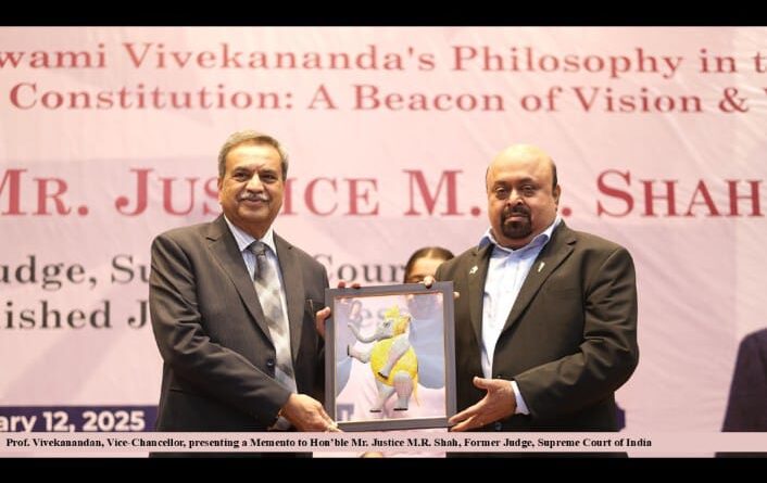 HNLU Hosts Swami Vivekanand Memorial Lecture