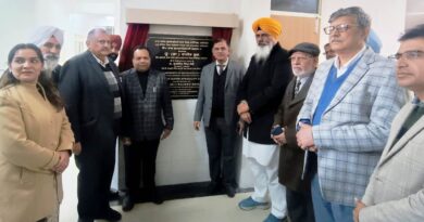 Inauguration of Ramp at Guru Gobind Singh Medical College